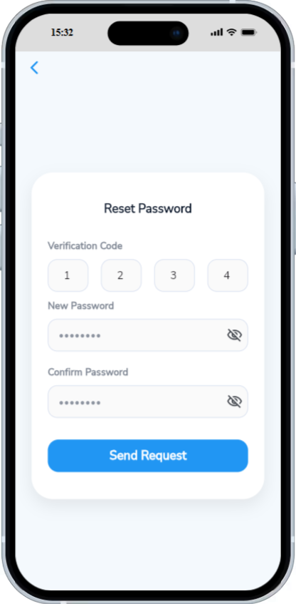 Isi OTP dan password baru