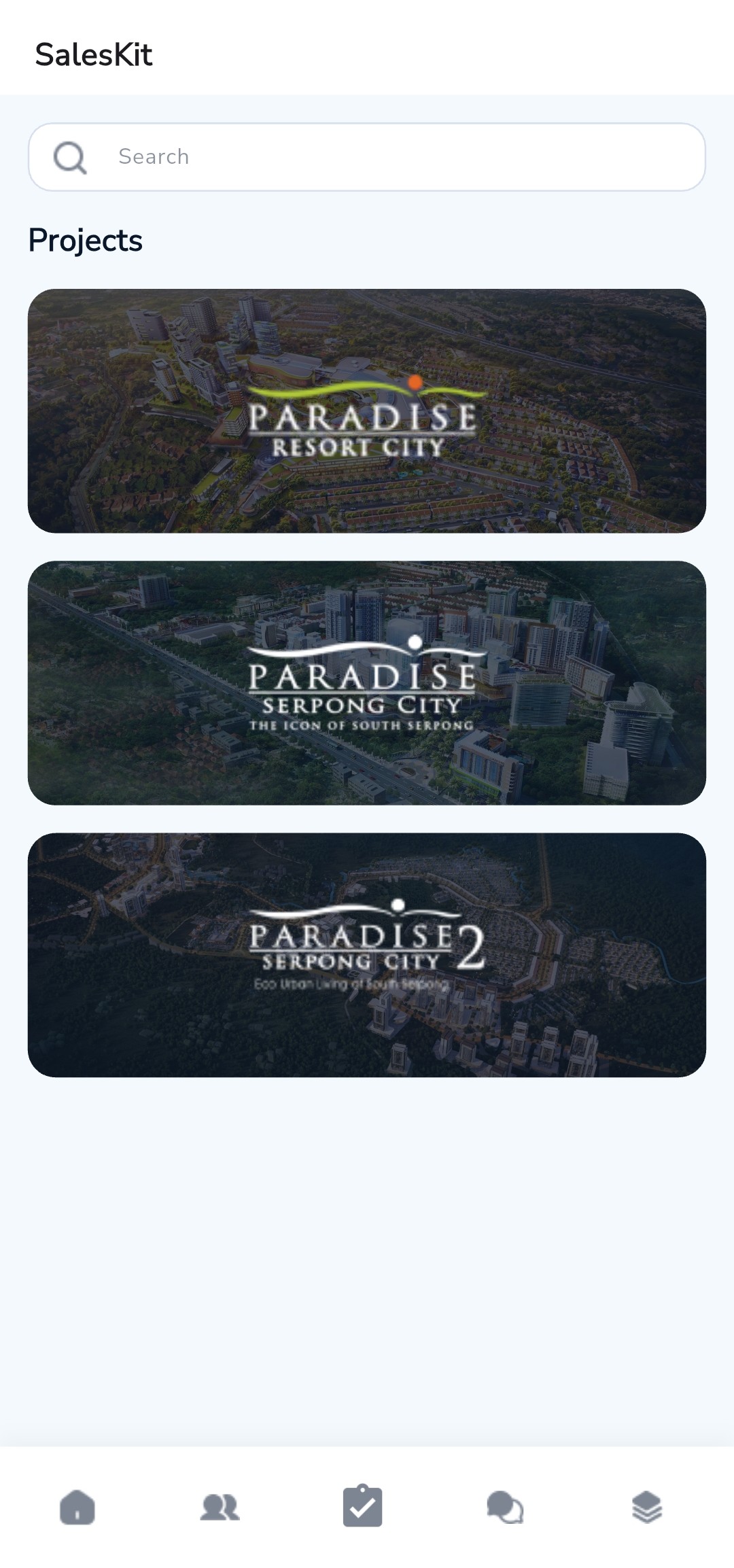 SalesKit project Paradise di Paradise Connect